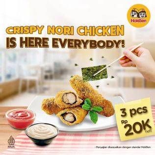 Promo Harga Hokben Crispy Nori Chicken  - HokBen