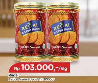 Promo Harga Regal Marie Special Quality 1000 gr - TIP TOP