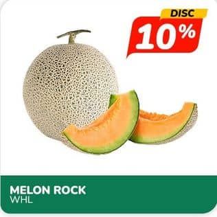 Melon per 100 gr Diskon 10%, Indomaret Fresh