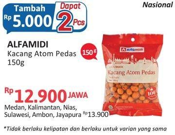 Promo Harga ALFAMIDI Kacang Atom Pedas 150 gr - Alfamidi