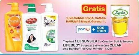 Promo Harga Lifebuoy/Sunsilk/Clear Shampoo  - Indomaret