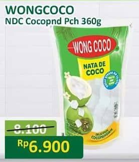 Promo Harga Wong Coco Nata De Coco Cocopandan 360 gr - Alfamart