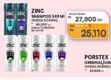 Promo Harga Zinc Shampoo 340 ml - Carrefour