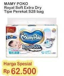 Promo Harga Mamy Poko Perekat Royal Soft S28 28 pcs - Indomaret