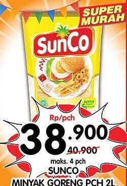 Promo Harga Sunco Minyak Goreng 2000 ml - Superindo