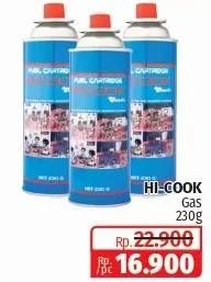 Promo Harga Hicook Tabung Gas (Gas Cartridge) 230 gr - Lotte Grosir