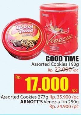 Promo Harga GOOD TIME Cookies Chocochips Assorted Cookies 190 gr - Hari Hari
