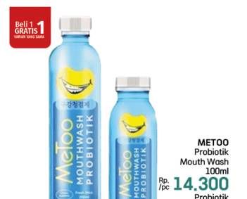 Promo Harga Metoo Mouthwash 100 ml - LotteMart