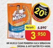 Promo Harga MR MUSCLE Pembersih Kaca Anti Bakteri, Original 440 ml - Superindo