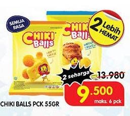Promo Harga Chiki Balls Chicken Snack All Variants 55 gr - Superindo