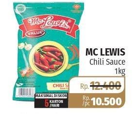 Promo Harga MC LEWIS Sambal Cabe 1 kg - Lotte Grosir