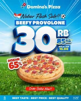 Promo Harga Nobar Flash Sale  - Domino Pizza