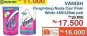 Promo Harga VANISH Penghilang Noda Cair Putih, Pink 425 ml - Indomaret