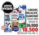 Cimory/Milklife/Diamond Fresh Milk
