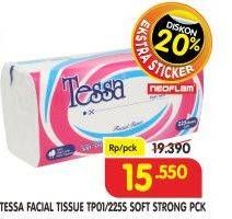 Promo Harga TESSA Facial Tissue TP01 225 pcs - Superindo
