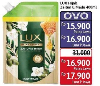 Promo Harga LUX Hijab Series Body Wash Zaitun Madu 400 ml - Alfamidi