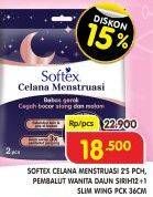 Promo Harga SOFTEX Celana Menstruasi/Daun Sirih  - Superindo