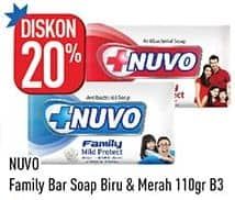 Promo Harga Nuvo Family Bar Soap Mild Protect, Total Protect per 3 pcs 110 gr - Hypermart