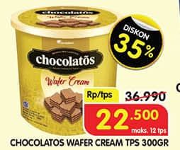 Promo Harga Hollanda Chocolatos Wafer 300 gr - Superindo