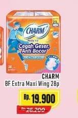 Promo Harga Charm Body Fit Extra Maxi Wing 28 pcs - Alfamart