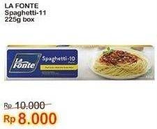 Promo Harga La Fonte Spaghetti 11 225 gr - Indomaret