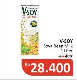 Promo Harga V-SOY Soya Bean Milk 1000 ml - Alfamidi