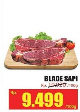 Promo Harga Daging Blade per 100 gr - Hari Hari