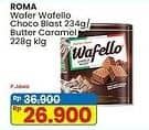 Promo Harga Roma Wafello Choco Blast, Butter Caramel 228 gr - Indomaret