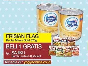Promo Harga FRISIAN FLAG Susu Kental Manis Gold 370 gr - Yogya