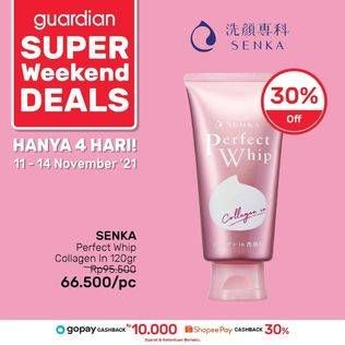 Promo Harga SENKA Perfect Whip Facial Foam Collagen In 120 gr - Guardian