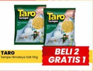 Promo Harga Taro Keripik Tempe Himalayan Salt 55 gr - Yogya