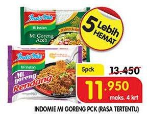 Promo Harga INDOMIE Mi Goreng per 5 pcs - Superindo