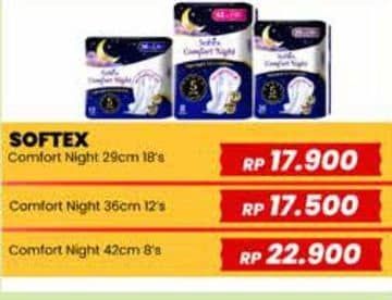 Promo Harga Softex Comfort Night Wing 42cm 8 pcs - Yogya