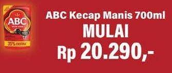 Promo Harga ABC Kecap Manis 700 ml - Hypermart