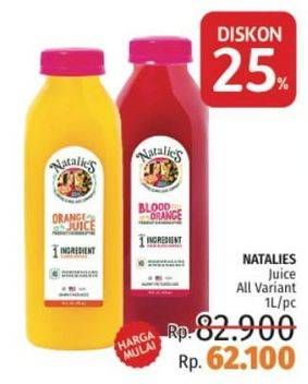 Promo Harga NATALIES Juice All Variants 1 ltr - LotteMart