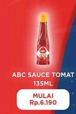 Promo Harga ABC Saus Tomat 135 ml - Hypermart