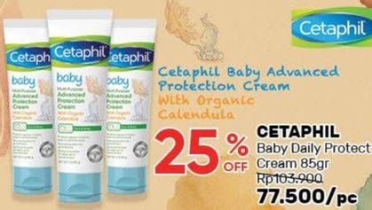 Promo Harga CETAPHIL Baby Advanced Protection Cream With Organic Calendula 85 gr - Guardian