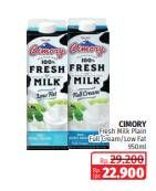 Promo Harga Cimory Fresh Milk Full Cream, Low Fat 950 ml - Lotte Grosir
