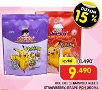 Promo Harga DEE DEE Children Shampoo Grape, Strawberry 200 ml - Superindo