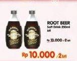 Promo Harga ROOT BEER Minuman Soda per 2 botol 250 ml - Indomaret