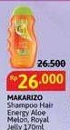 Promo Harga Makarizo Shampoo Aloe Melon, Royal Jelly 170 ml - Alfamidi