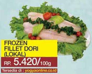 Promo Harga Fillet Dori Lokal per 100 gr - Yogya