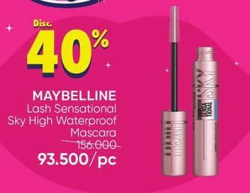 Promo Harga Maybelline Sky High Waterproof Mascara  - Guardian
