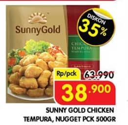 Promo Harga Sunny Gold Chicken Tempura/Nugget  - Superindo