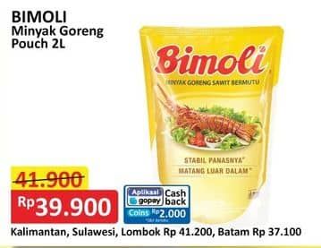 Promo Harga Bimoli Minyak Goreng 2000 ml - Alfamart