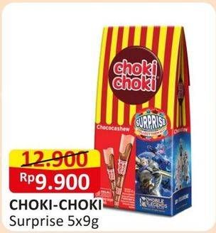 Promo Harga Choki-choki Coklat Chococashew Surprise Pack per 5 pcs 10 gr - Alfamart