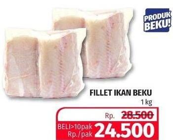 Promo Harga Fillet Ikan Beku 1 kg - Lotte Grosir