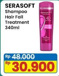 Promo Harga Serasoft Shampoo Hairfall Treatment 340 ml - Indomaret