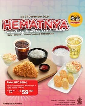 Promo Harga Hematnya Bundling HokBen Fried Chicken  - HokBen