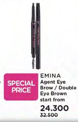 Promo Harga EMINA Agent of Brow/Double Agent Eyebrow  - Watsons